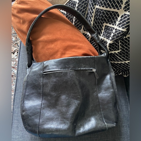 Derek Alexander distressed leather hobo bag - Picture 6 of 9